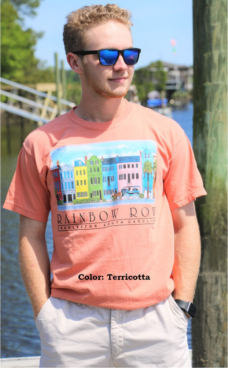 Rainbow Row Full Front Short Sleeve